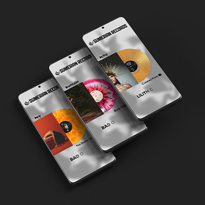 Mockup of a mobile app